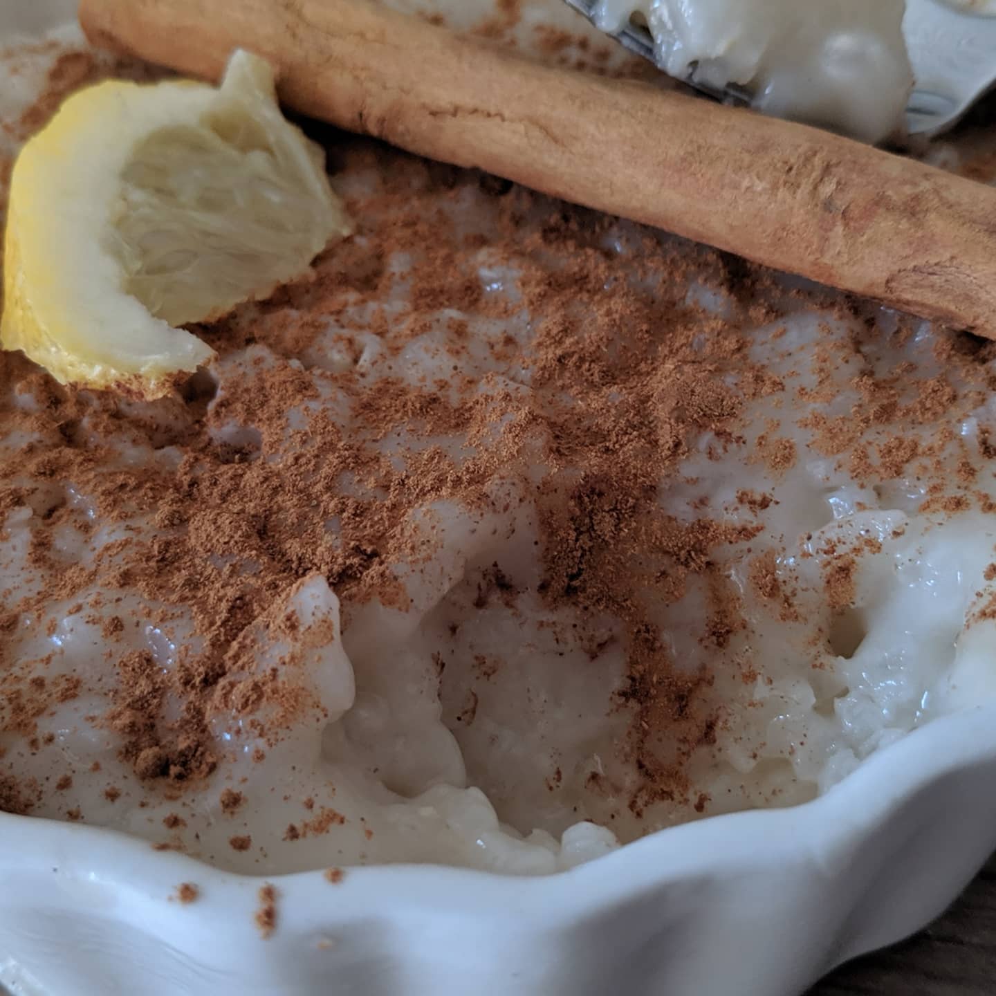 Arroz con leche de coco especiado