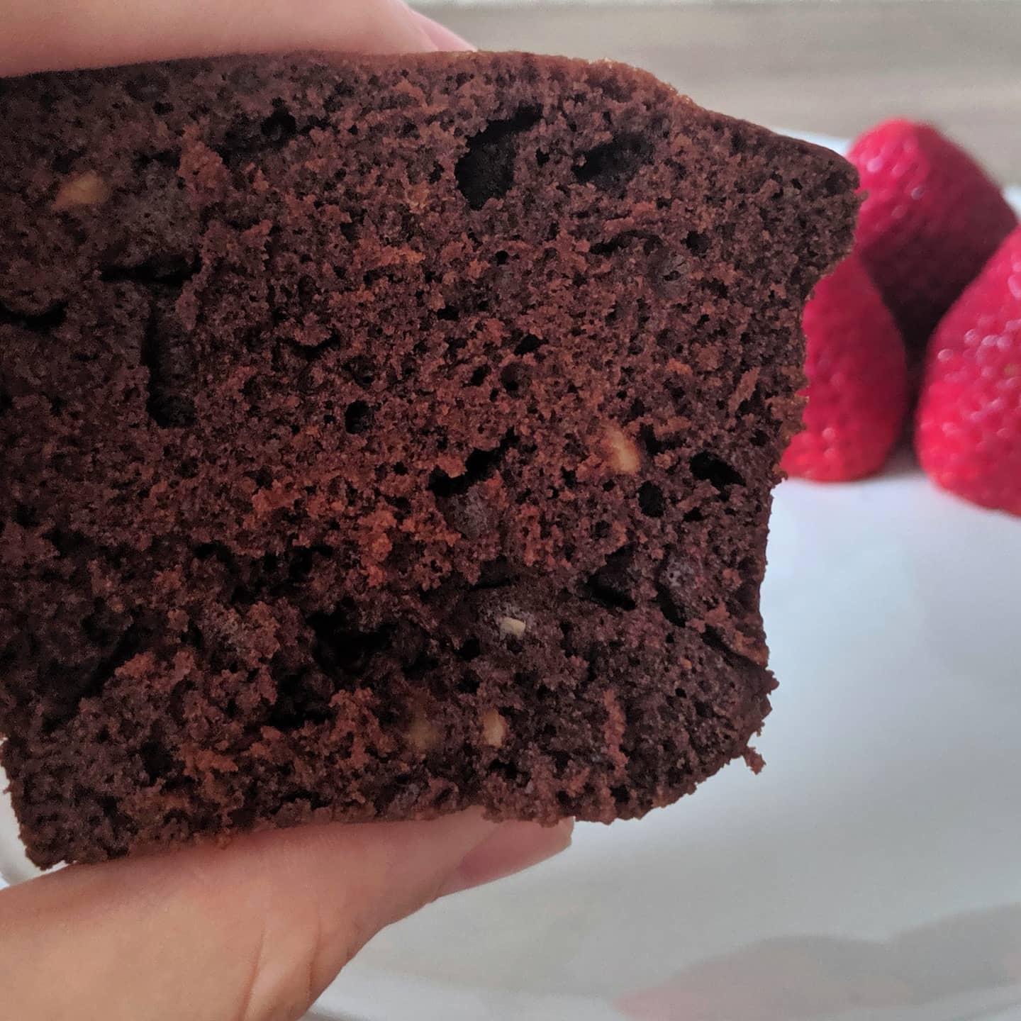 Brownie express al microondas