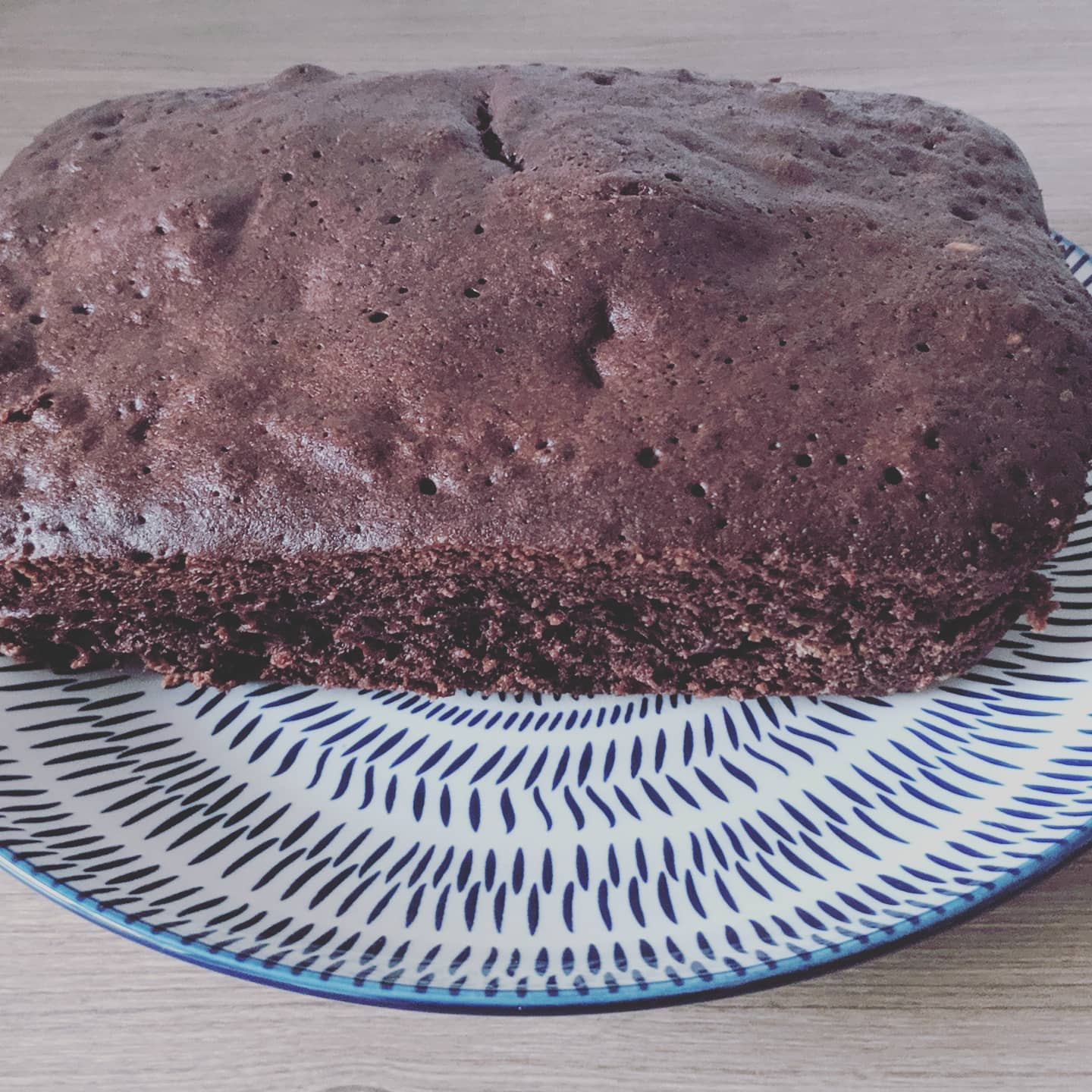 Brownie express al microondas