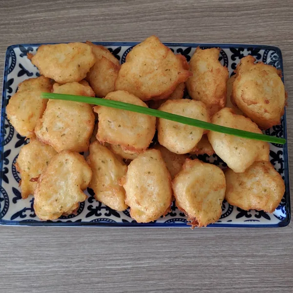 Buñuelos de bacalao receta de Joan Roca