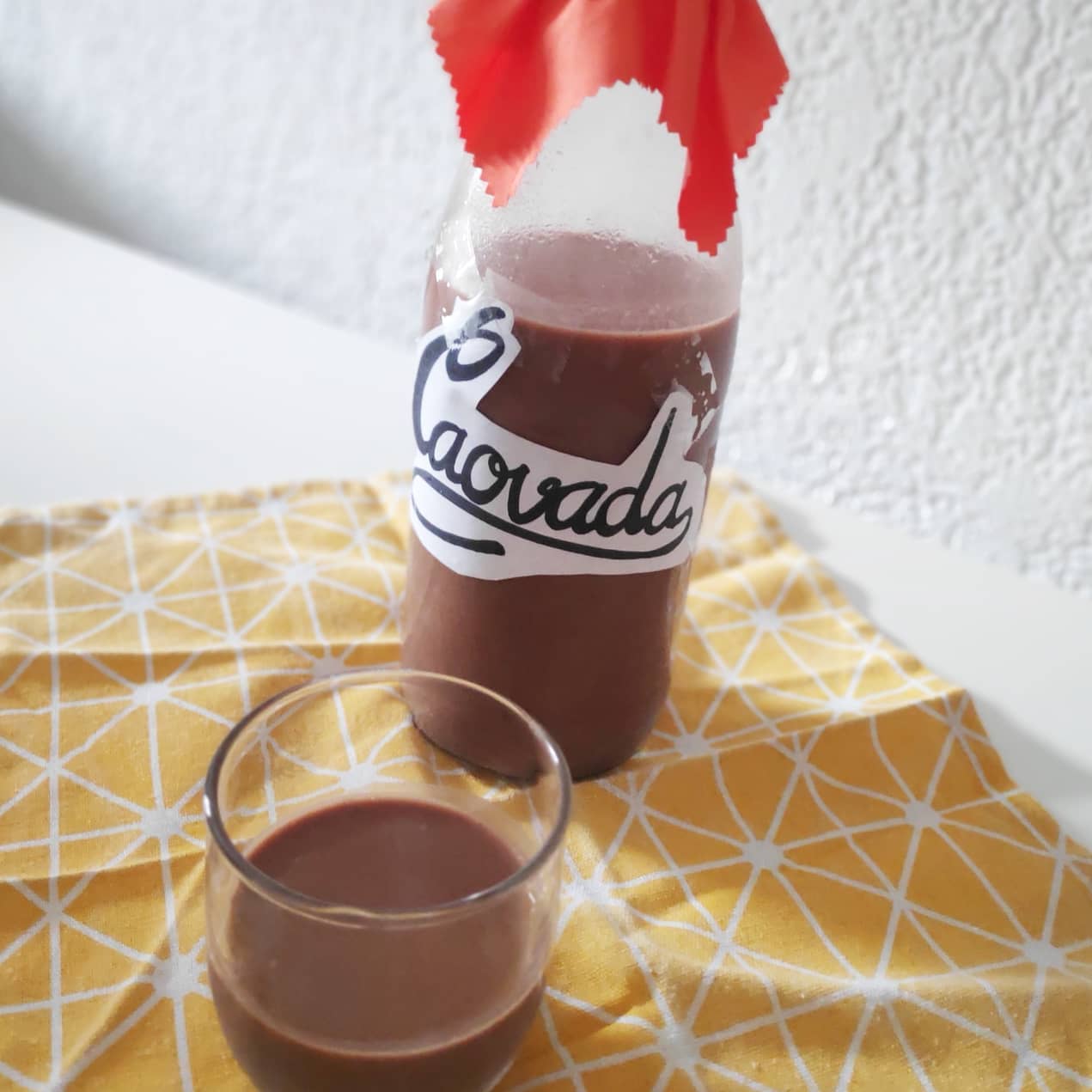 Caovada (batido de cacao de avena casero)