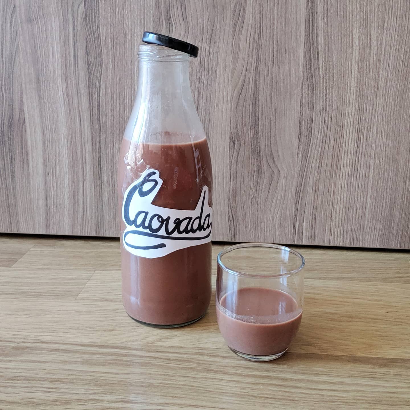 Caovada (batido de cacao de avena casero)