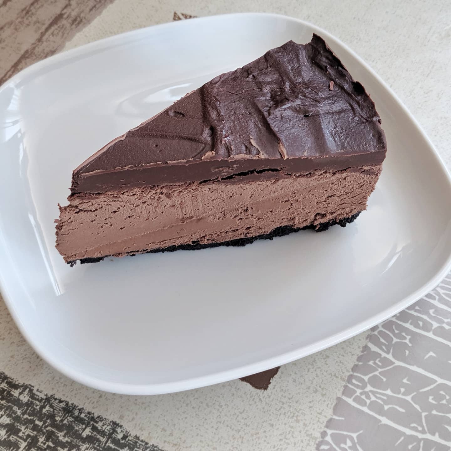 Chocolate and expresso cheesecake (sin azúcares añadidos)