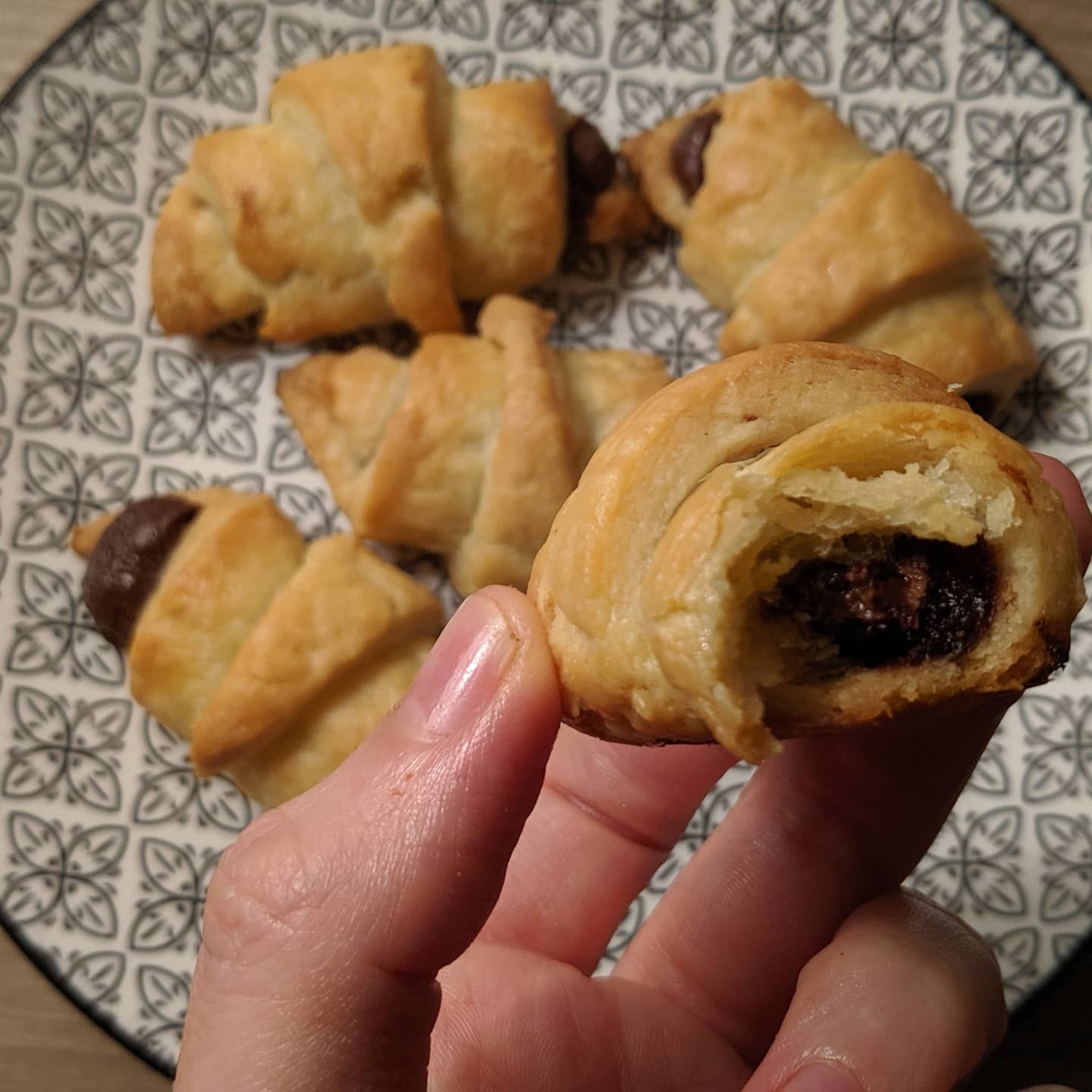 Croissants de nutella exprés