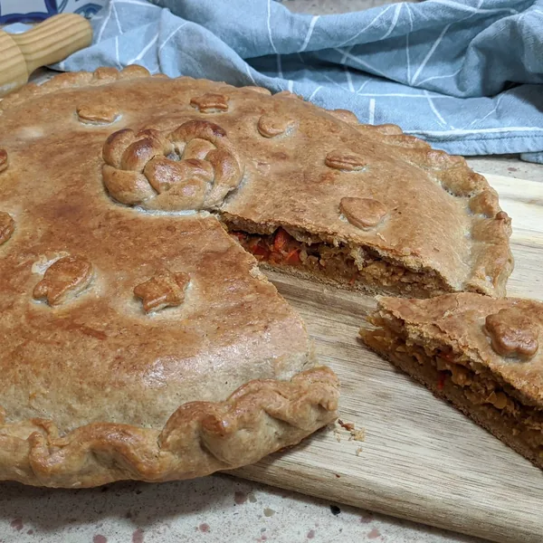 Empanada gallega vegana integral