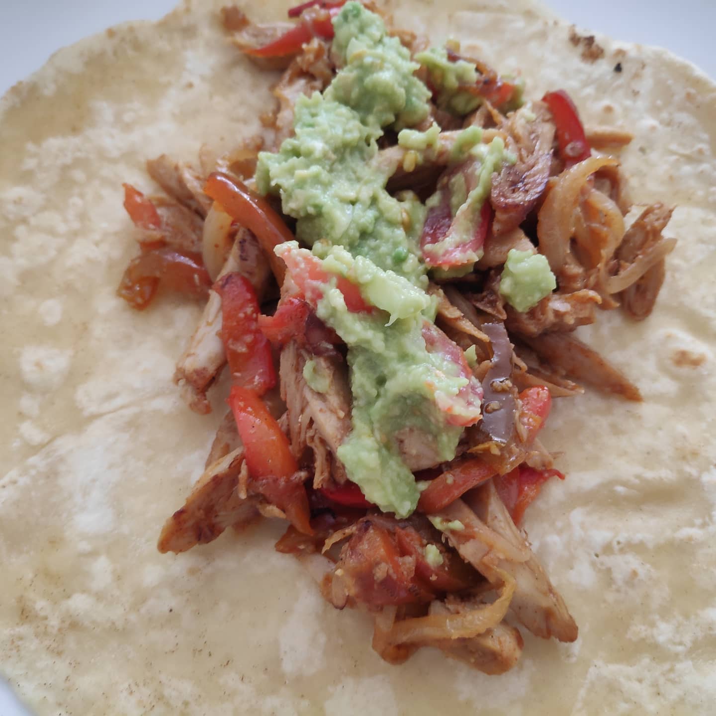 Fajitas veganas de Heura con tortillas caseras