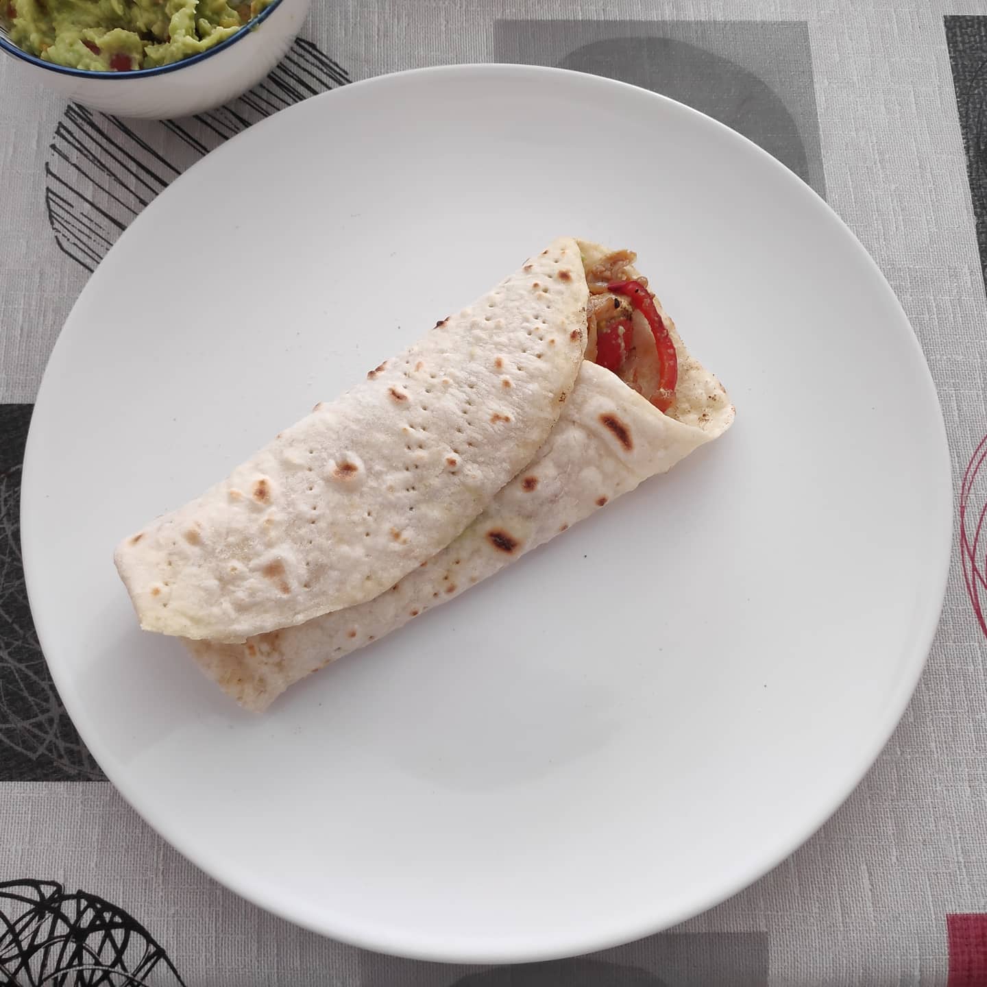 Fajitas veganas de Heura con tortillas caseras