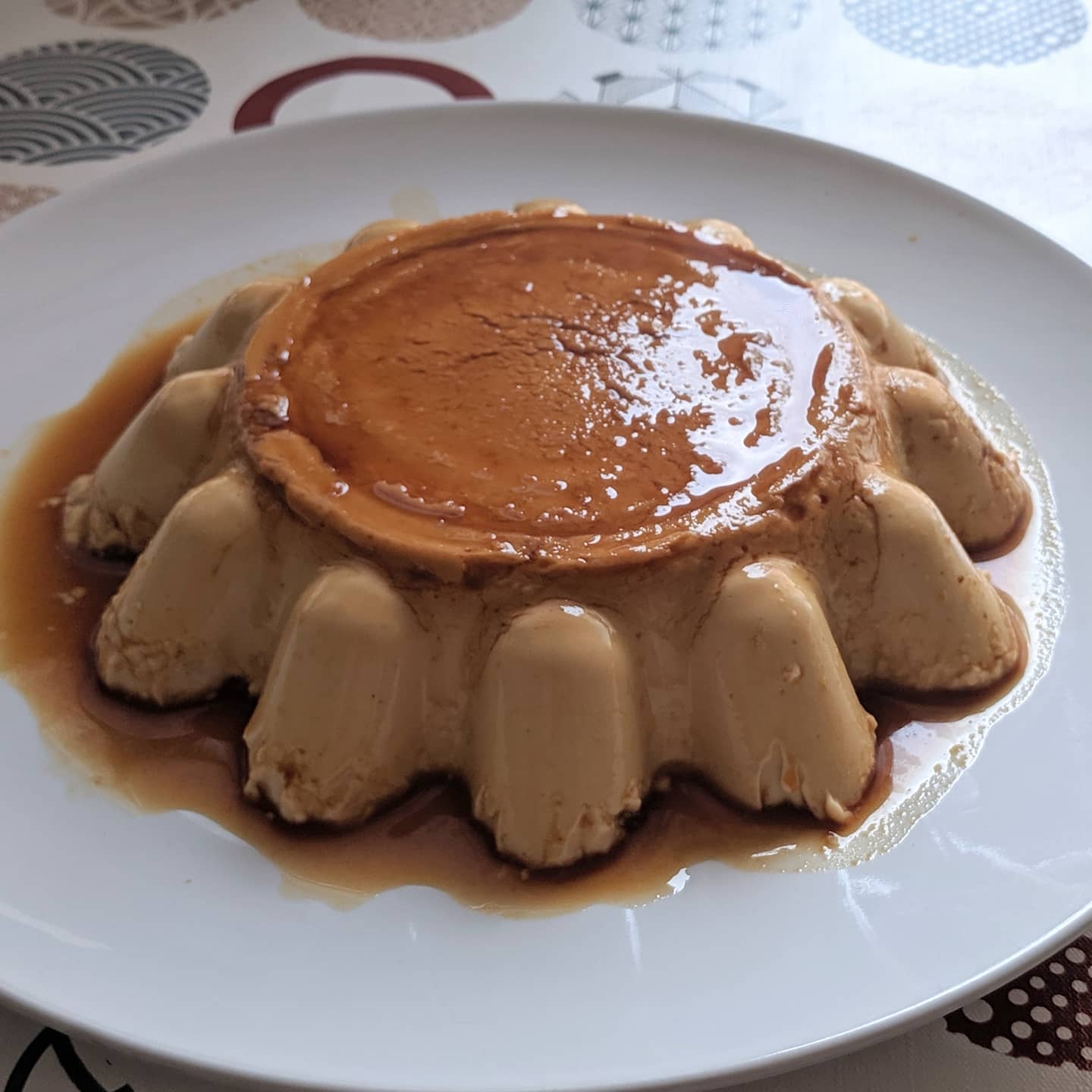 Flan de café cremoso