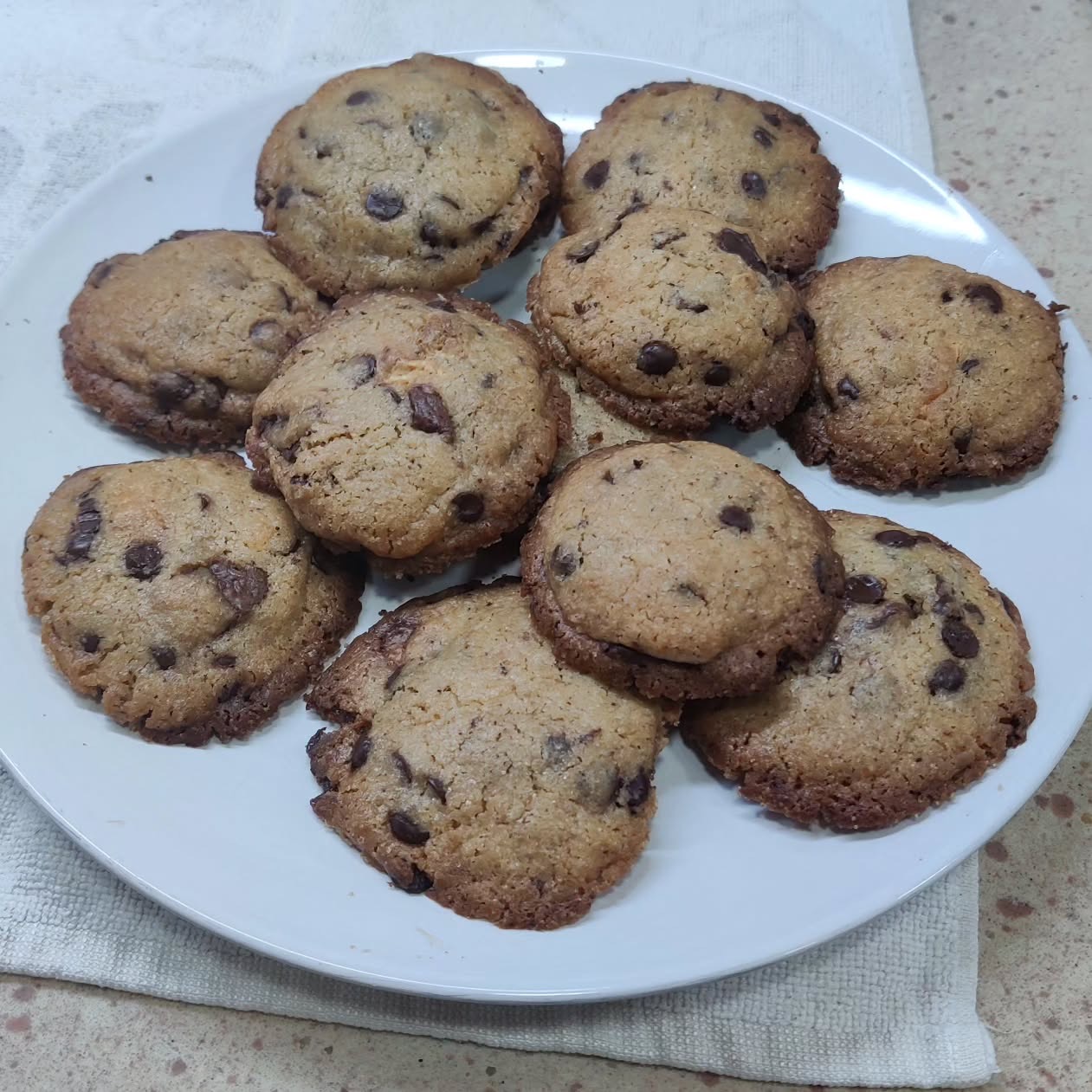 Galletas con mantequilla tostada a los 3 chocolates