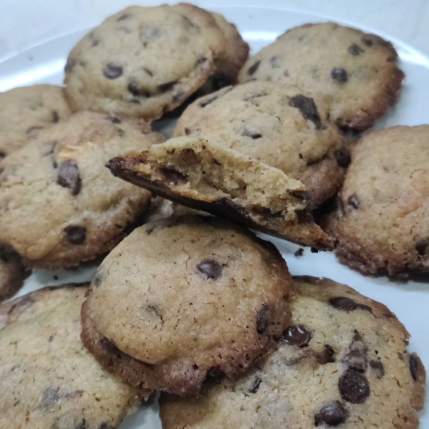 Galletas con mantequilla tostada a los 3 chocolates