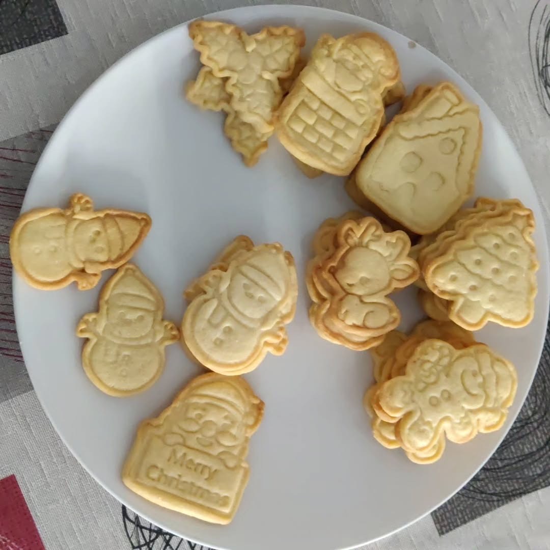 Galletas de mantequilla navideñas