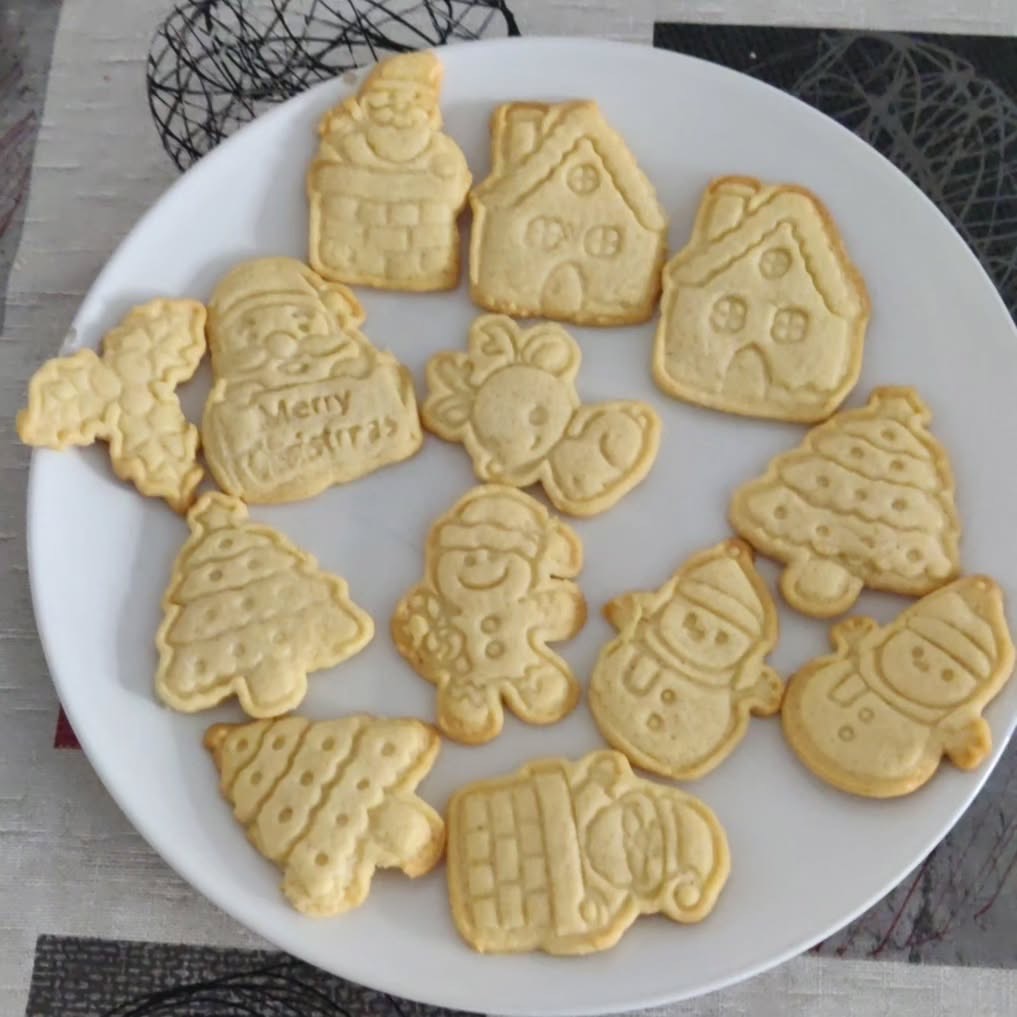Galletas de mantequilla navideñas