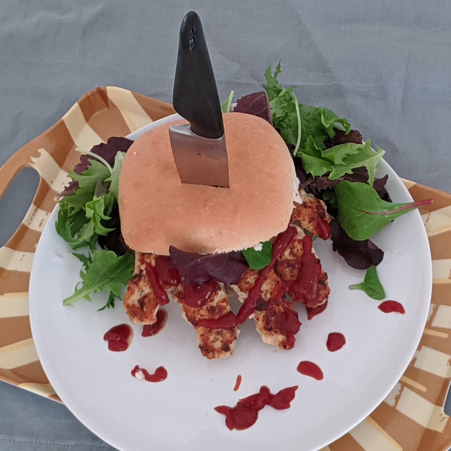 Hamburguesa saludable de "Viernes 13"🥥