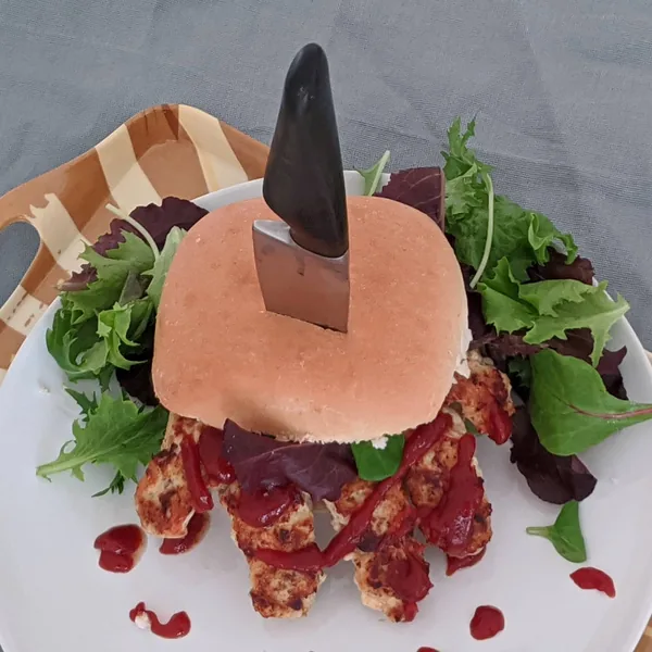 Hamburguesa saludable de "Viernes 13"🥥