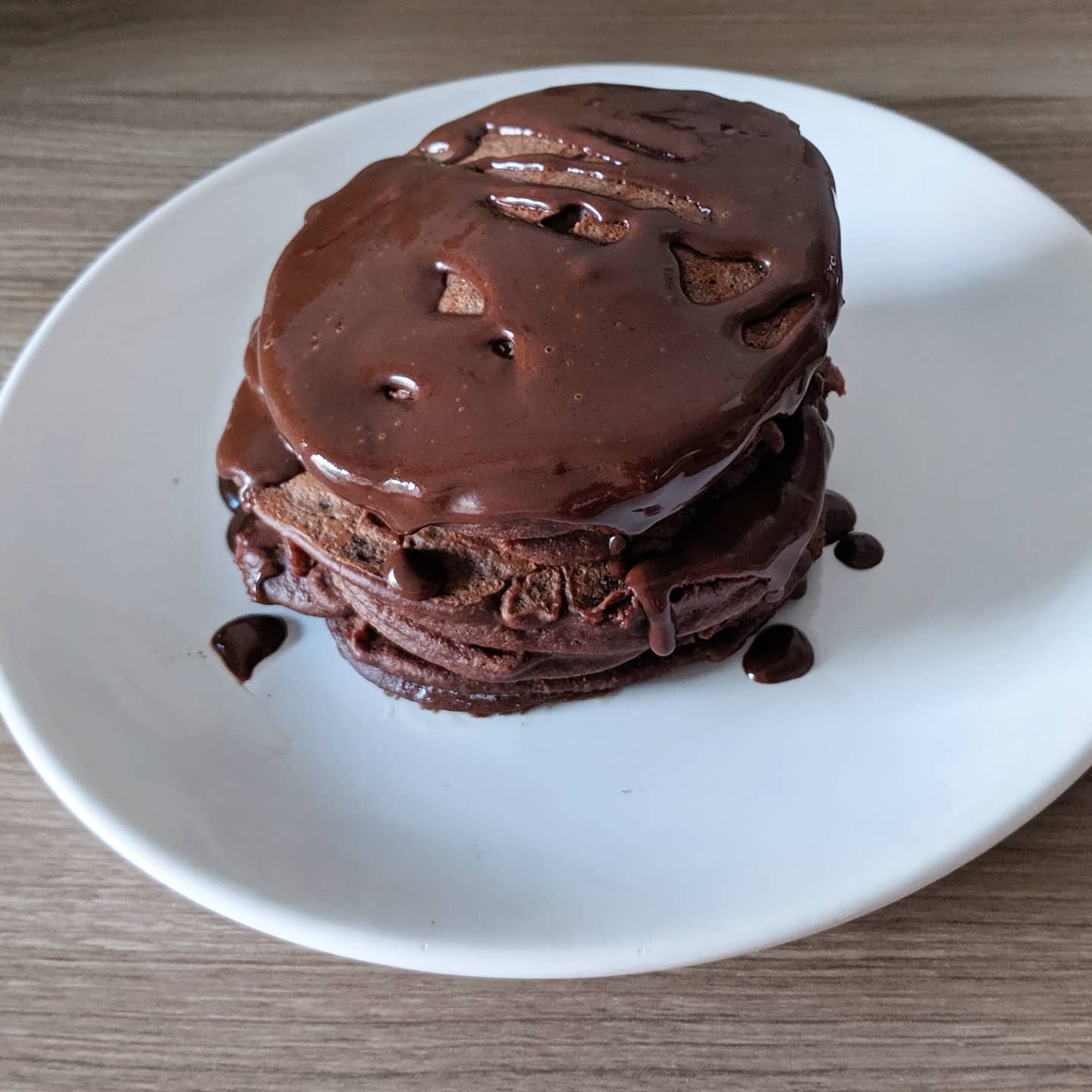 Healthy Brownie Pancakes