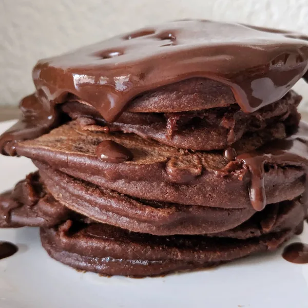 Healthy Brownie Pancakes