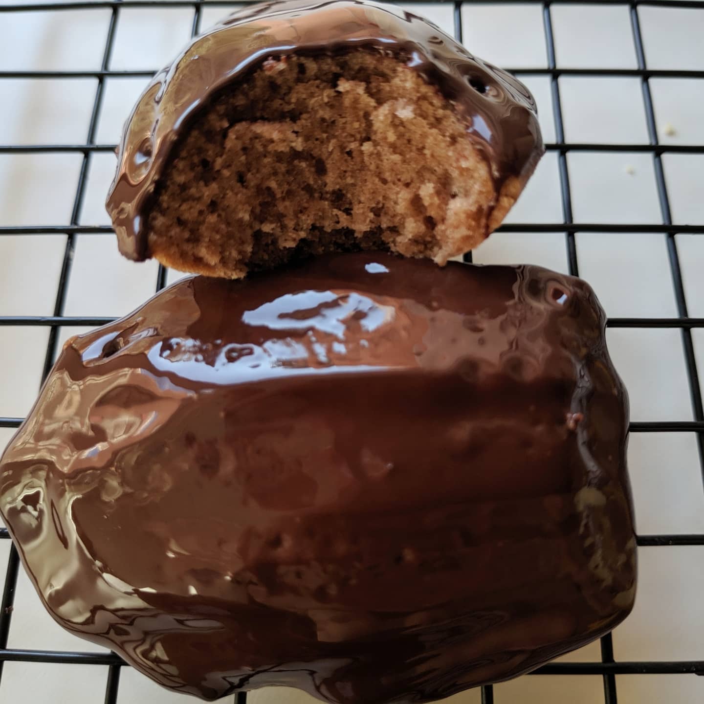 Madeleines clásicas y doble chocolate