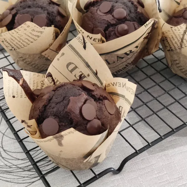 Muffins de chocolate tipo Starbucks