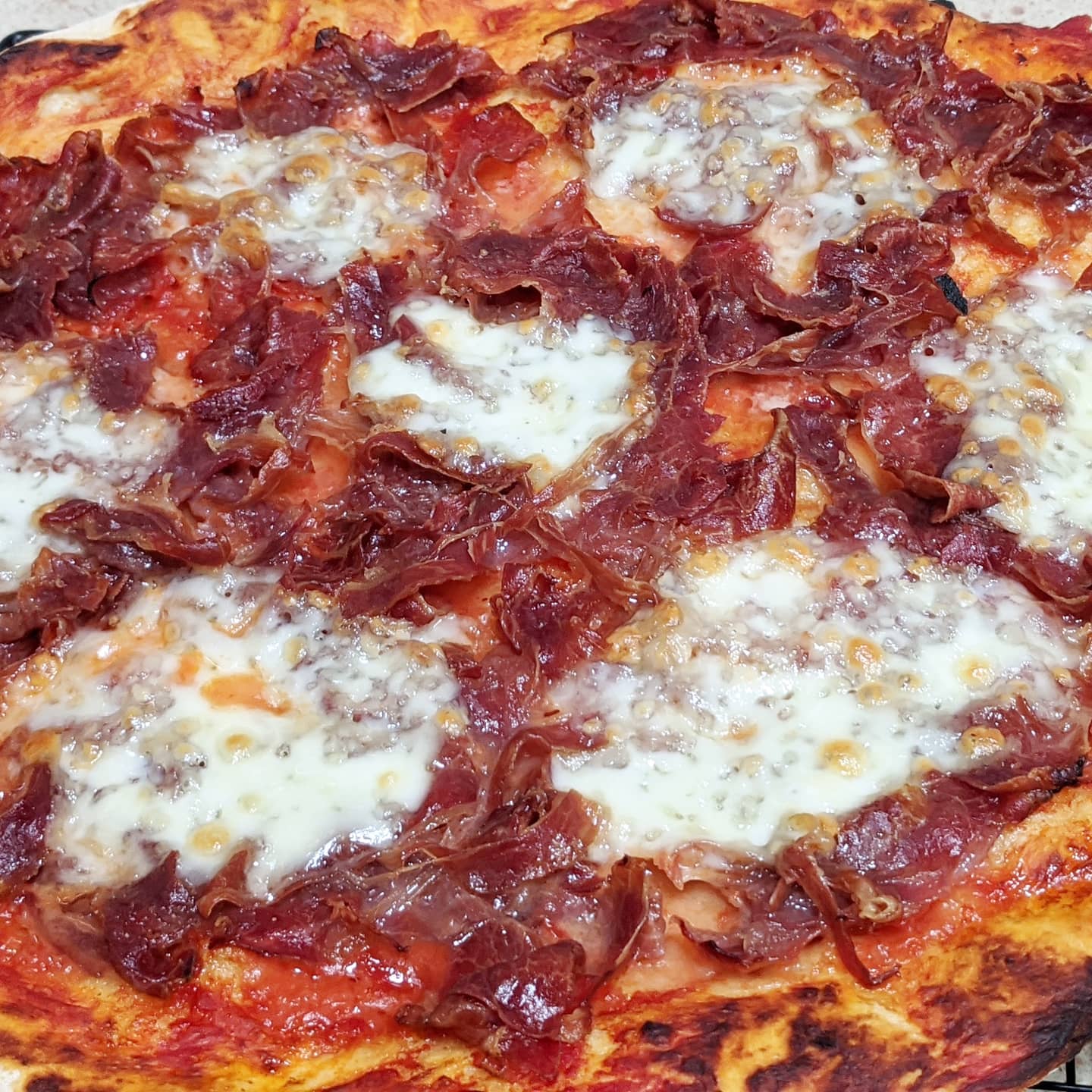 Pizza ibérica gourmet