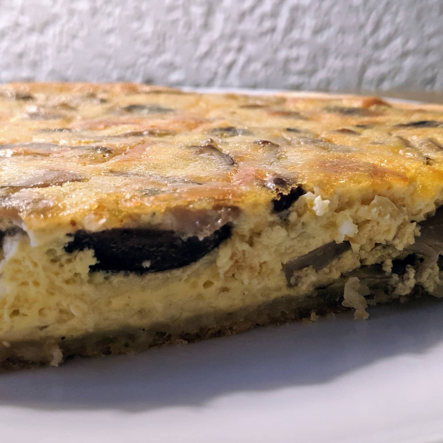 Quiche de champiñones y Shitake