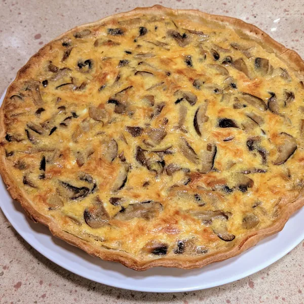 Quiche de champiñones y Shitake