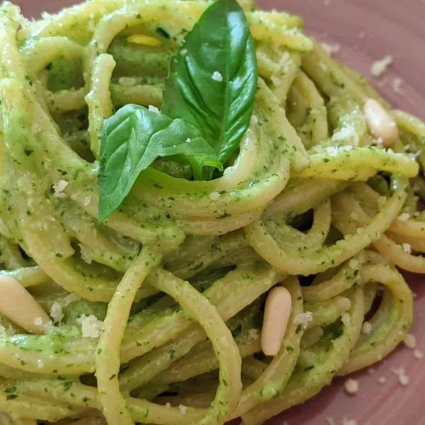 Spaghetti al pesto