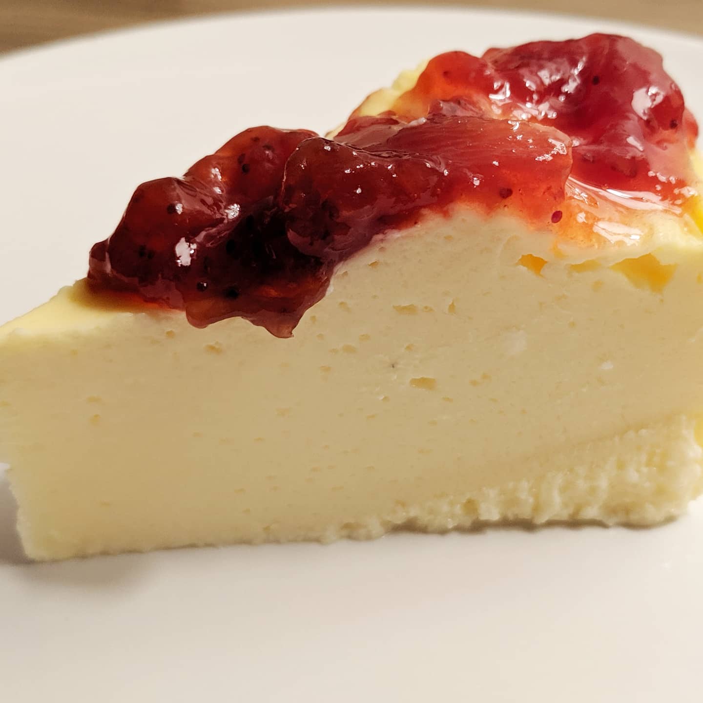 Tarta de queso saludable al microondas