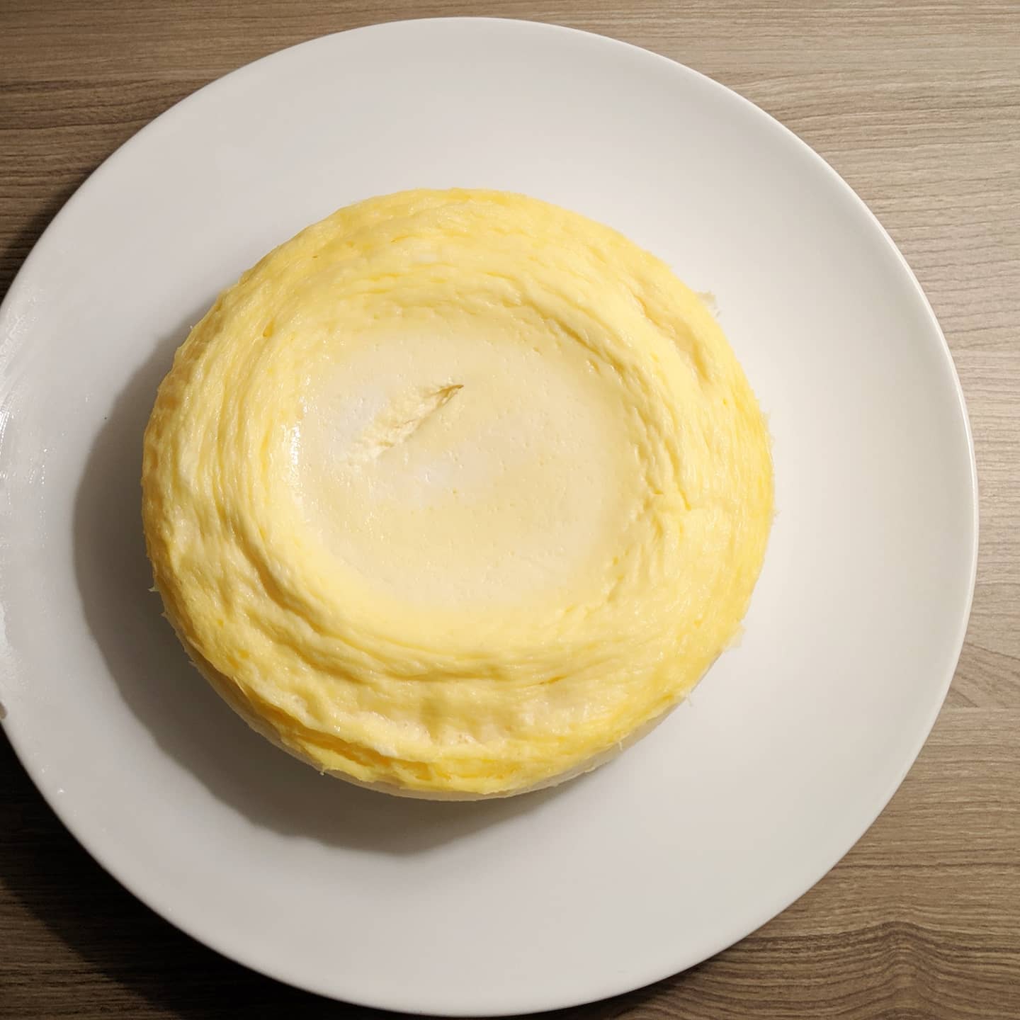 Tarta de queso saludable al microondas