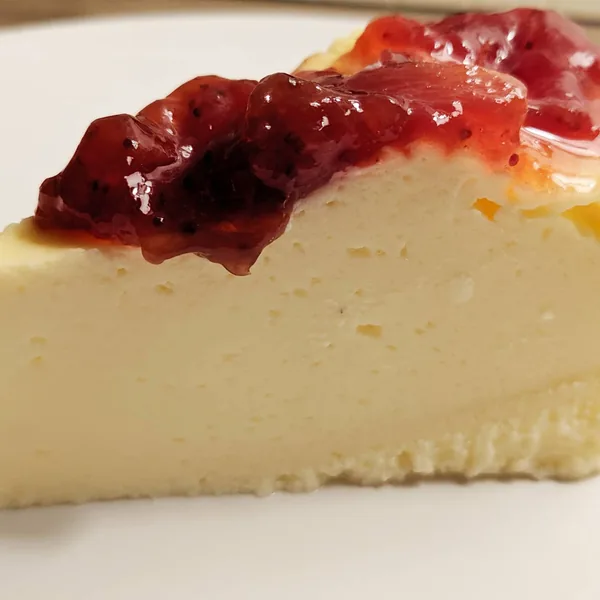 Tarta de queso saludable al microondas