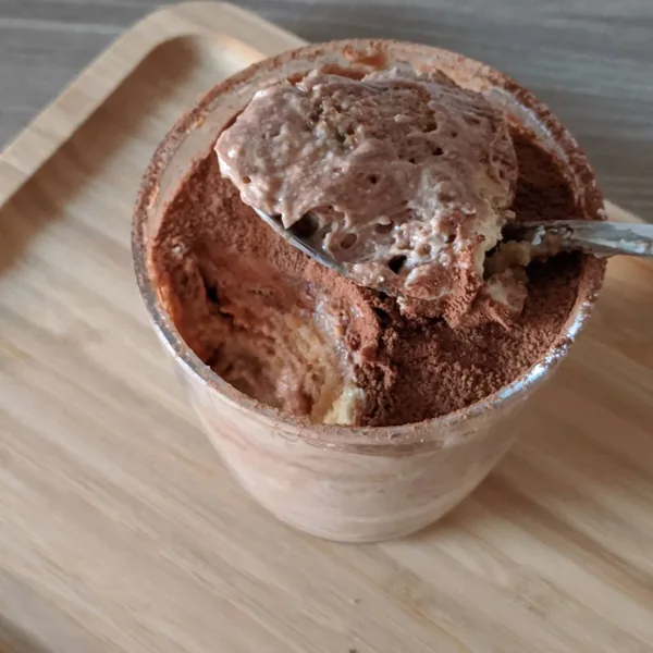 Vasitos de tiramisù a la Nutella